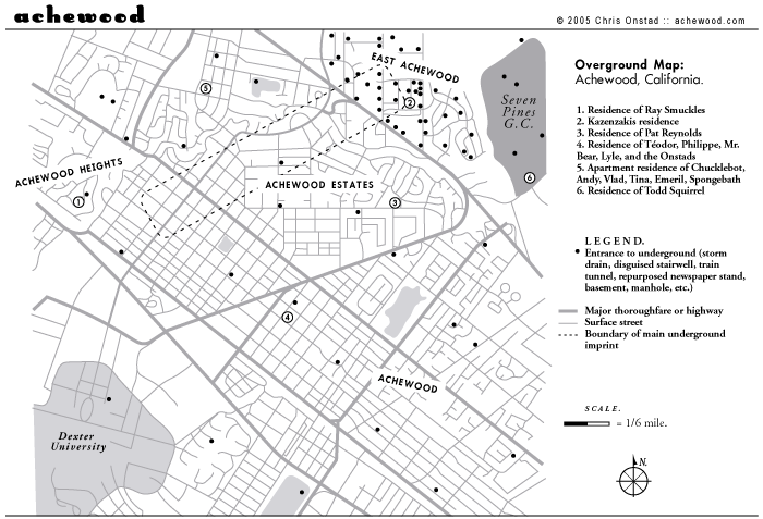 Serializer subscribers will notice subtle variations on the original neighborhood map comic
