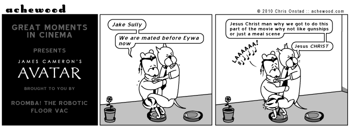 They also did a good bit where a browned marshmallow stood in for Unobtainium, but Philippe ate it during a smoke break. comic