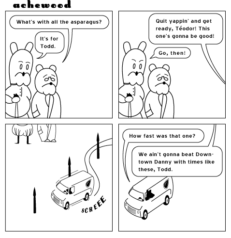 Enter the Asparagus Slalom comic
