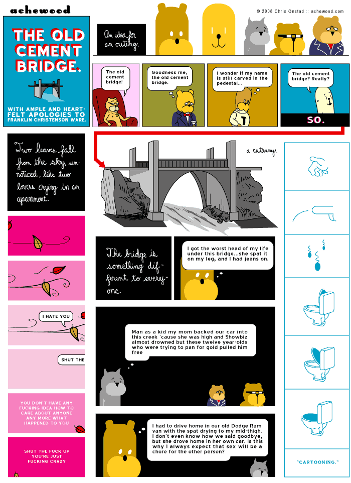 Everyone has a cement bridge. comic
