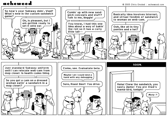 Why do Vlads erotic fantasies involve both debasement and maternal succor comic
