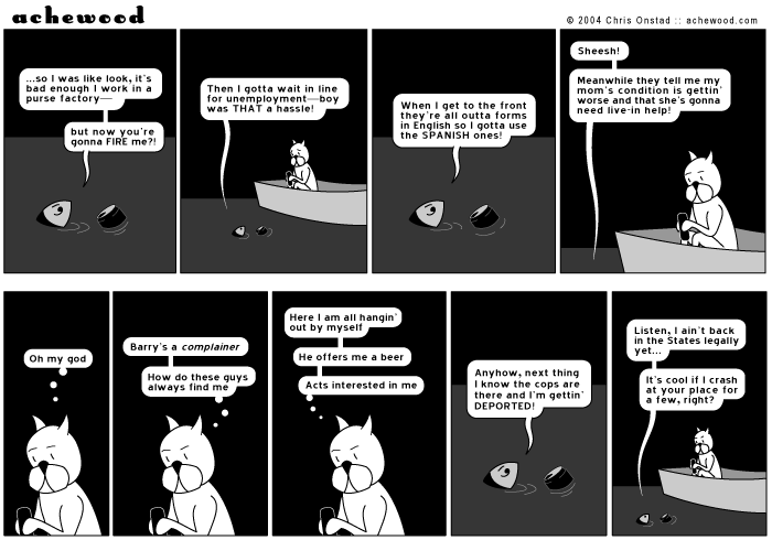 Barry Bass is such an idiot that he accidentally got deported comic