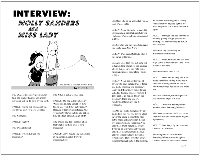 The Story of Molly Sanders. comic