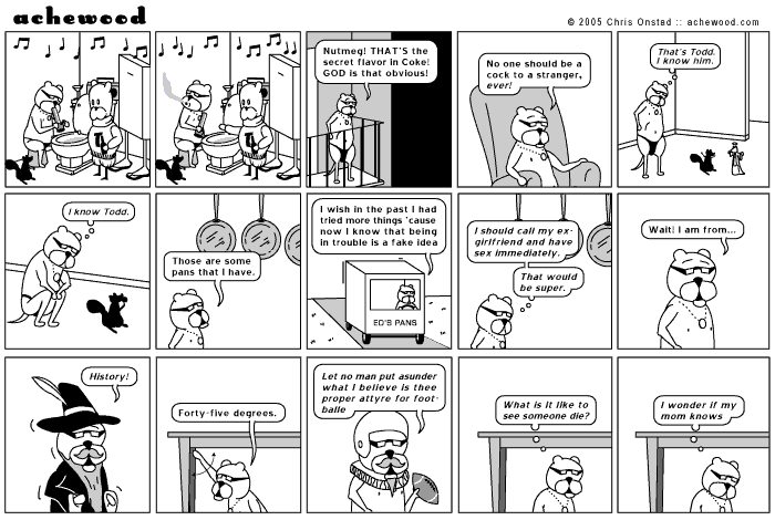 Today a stranger was a cock to me and did not wage peace comic