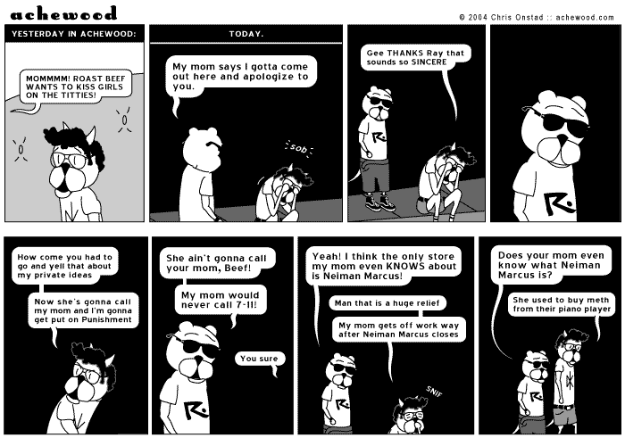 Roast Beef Tender Moments(TM) Week comic
