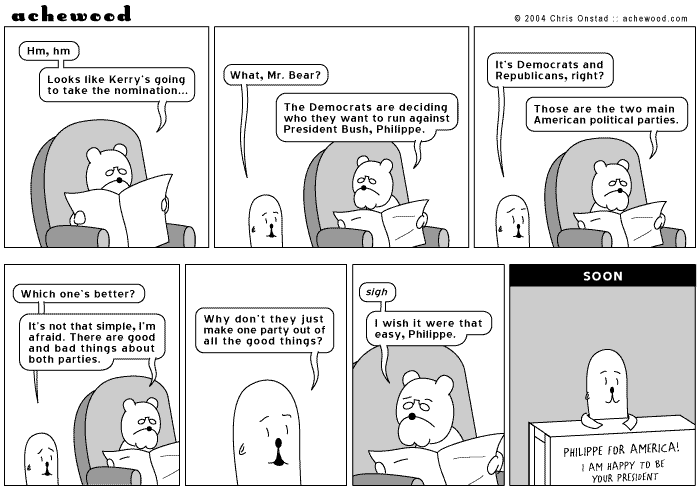 Philippe for President comic