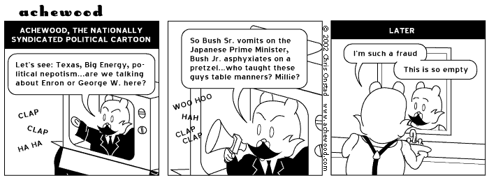 All hail the elaborately cross-hatched deadwood one-liner comic