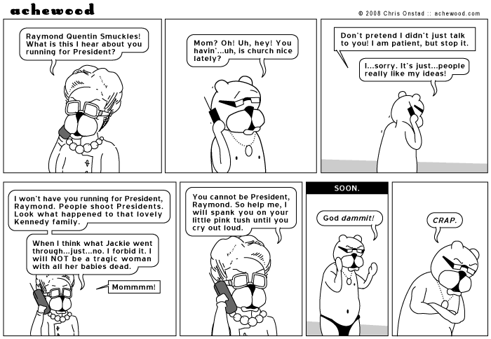 Yes, she means the actual pink part. She is a hard-core lady. comic