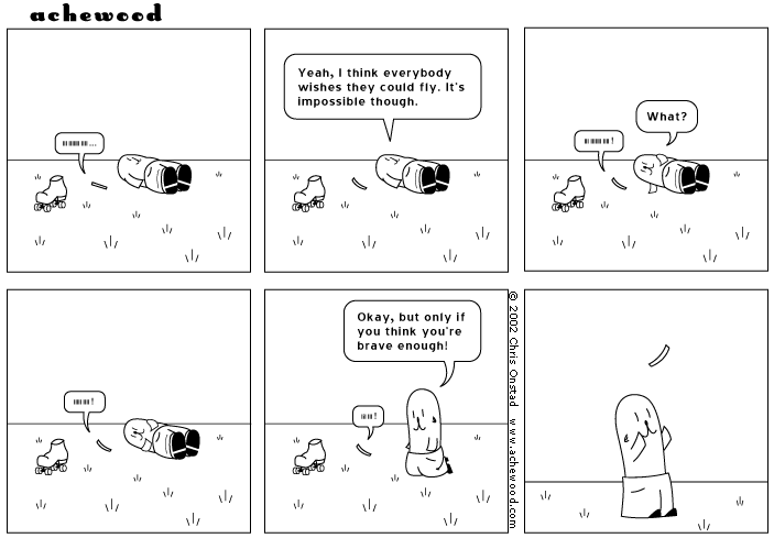Things are ominously cute with french fry around. comic