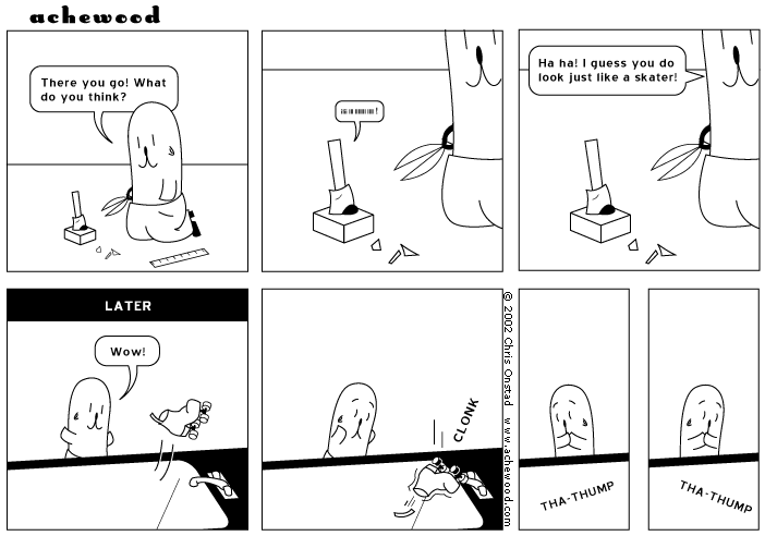 It was just a simple backside air comic