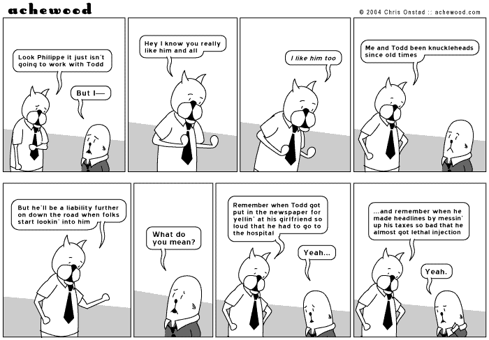 Todd has made hell of mistakes comic