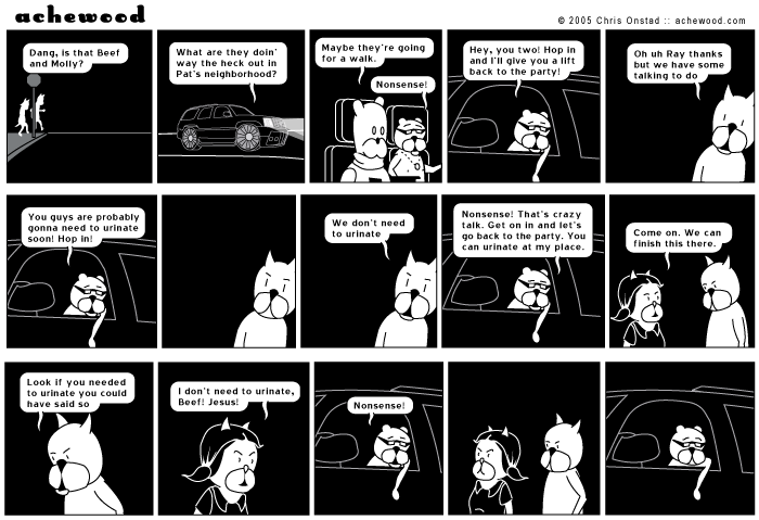 Tomorrow's recipe is chicken. comic