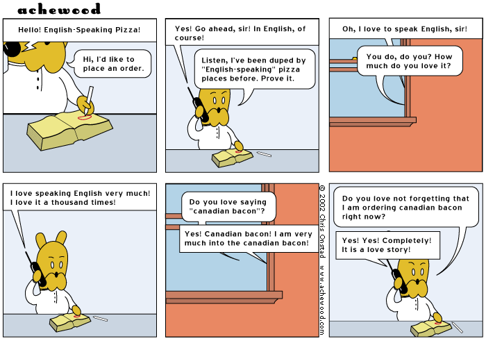 Silly-ass pizza installment! comic