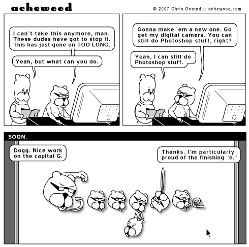 I think in Firefox you can crop this and automatically substitute it for their logo. comic