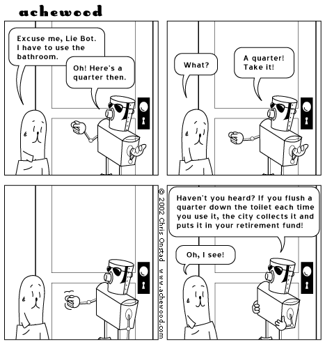 See? All the waiting paid off. A toilet joke. comic