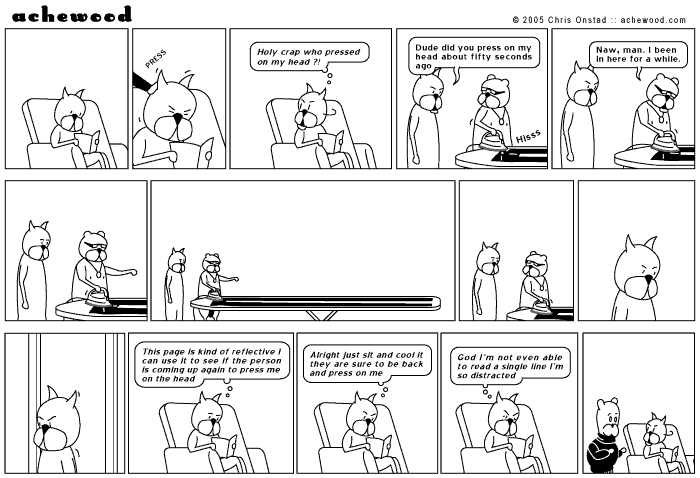 It was Téodor who pressed on Roast Beef's head! comic