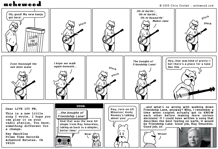 You know, something different for a change. comic