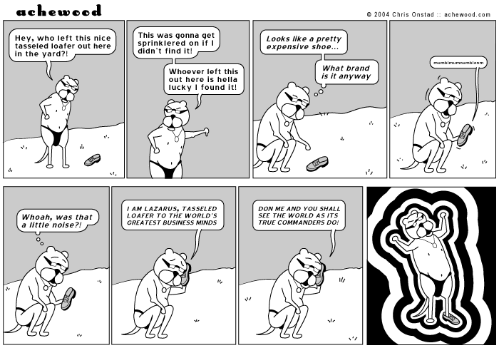 Oxblood cordovan comic