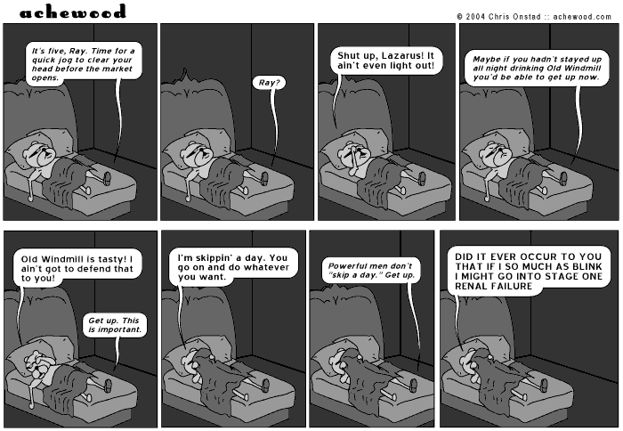 The cat is having an argument with his powerful shoe. comic