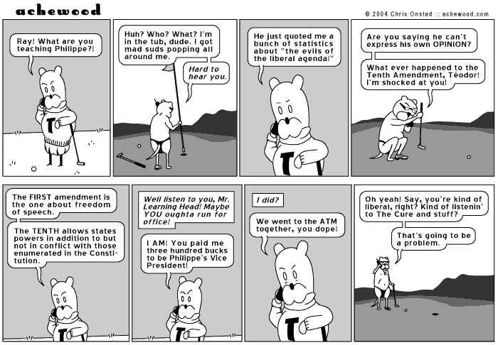 Obviously the animal world has co-opted the United States Constitution and Bill of Rights as its own comic