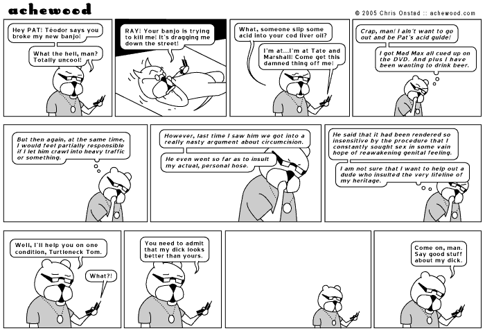 Wave your hands in the air and say good stuff about Ray's dick like you just don't care comic