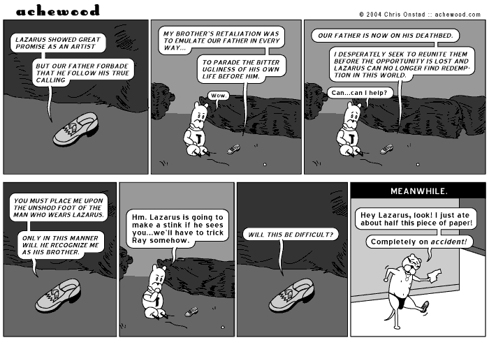 These are some deep fucking shoes! comic