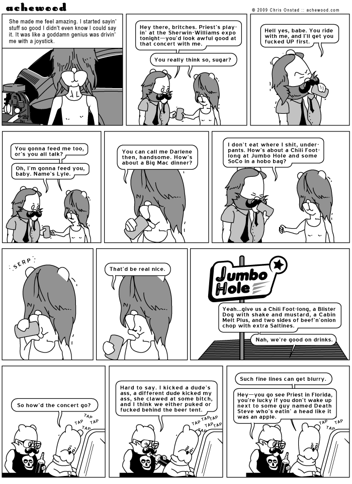 Shall I compare thee to some Jumbo Hole? Thou art more lovely and more temperate. comic
