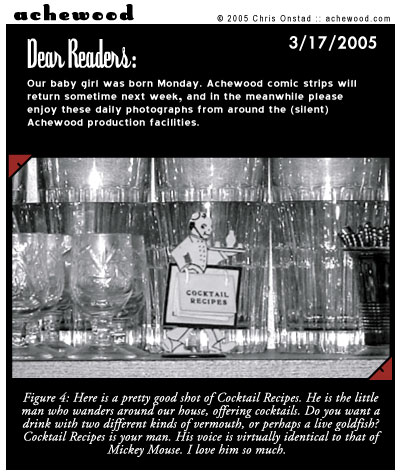 Cocktail Recipes here! I can bring you a drink, sir! / I love you, Cocktail Recipes. comic