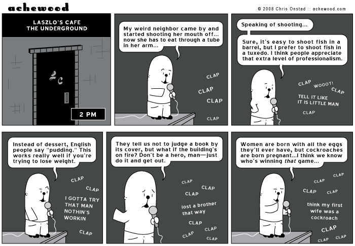 If homeless people are so clever, how come they can’t fly? comic