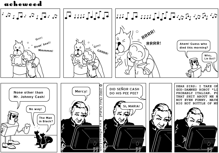 Turn that alarm clock off, Roast Beef's scream will awake us all from dreams comic