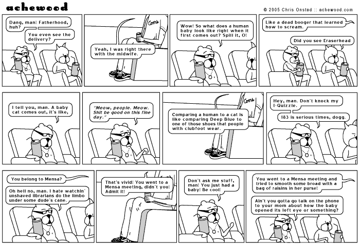 Don't worry, this is not going to turn into a strip that is constantly about a baby comic