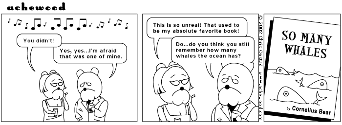 It's not funny, it's character development comic