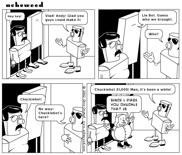 CHUCKLE BOT comic