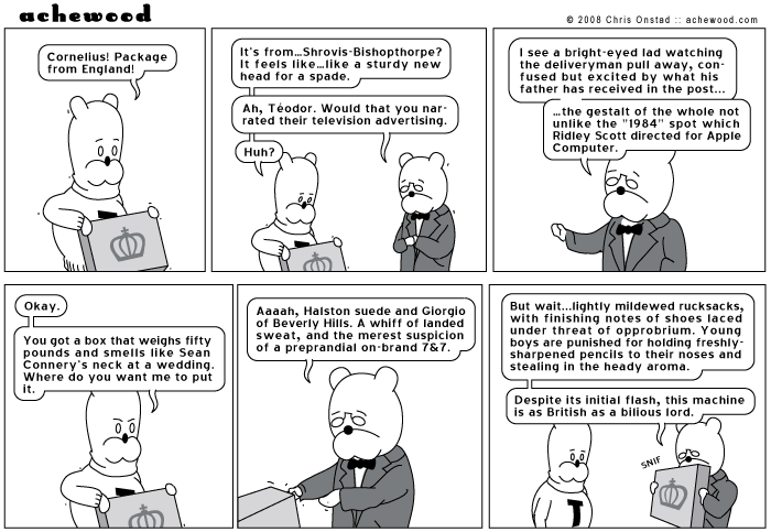 Is there anything more British than a man sick on beef? comic
