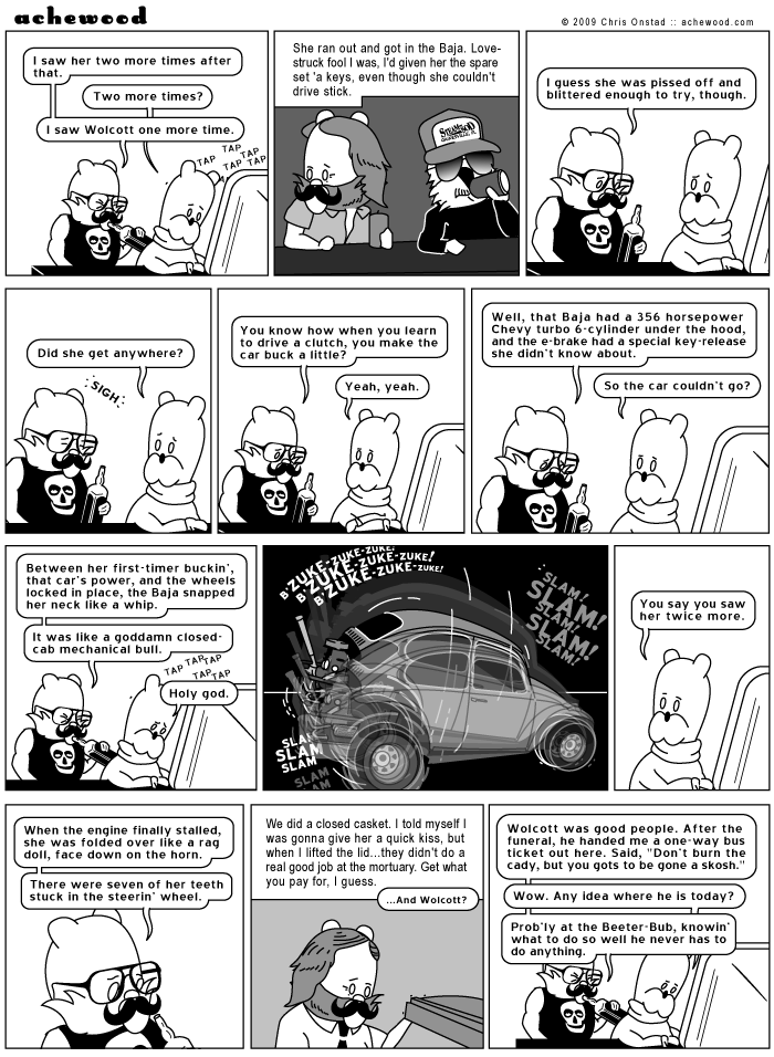 First gear killed my baby. comic