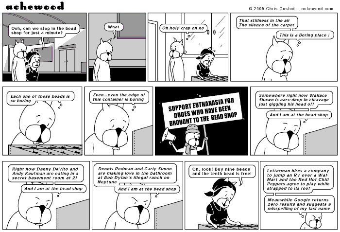 Everyone has their Boring place. comic