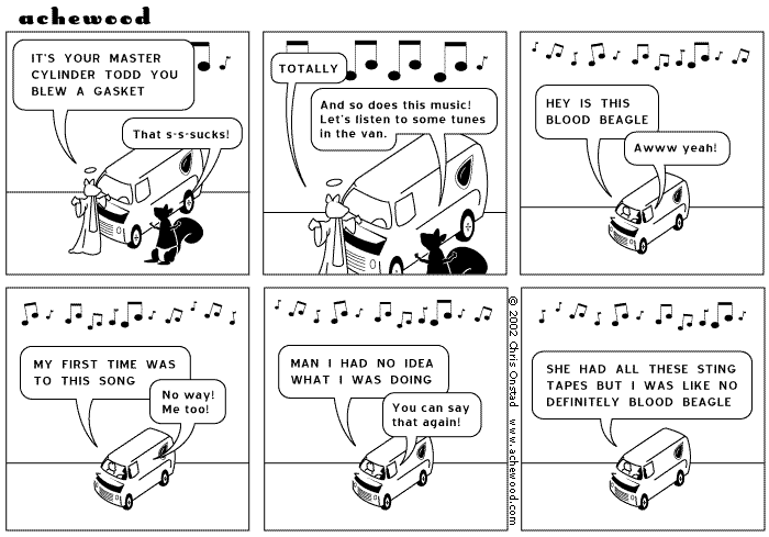 based on a memory of a song by Hearter Attack comic