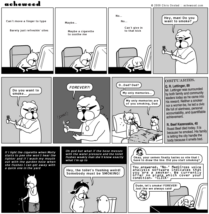 On the night we left high school for college, me and my boys said we'd always smoke forever. comic