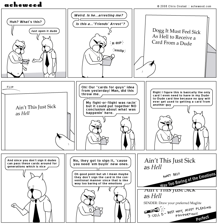 Roast Beef chose that font by opening the design program and starting to type. comic