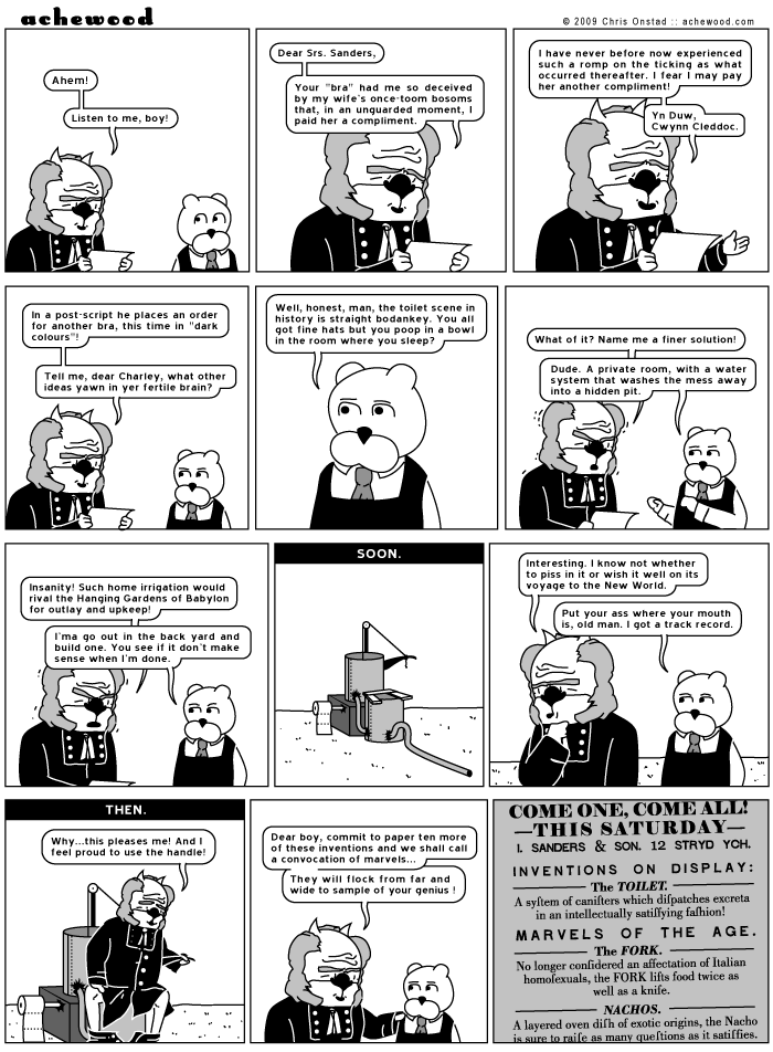 I learned early on in life that I had a talent for wanting to draw ugly guys on the toilet. comic
