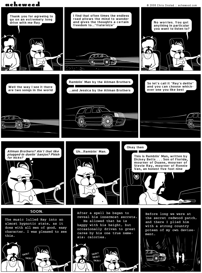 All men are susceptible to Southern rock comic