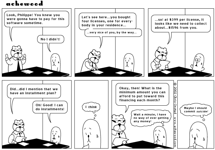 collection agencies on the mind comic