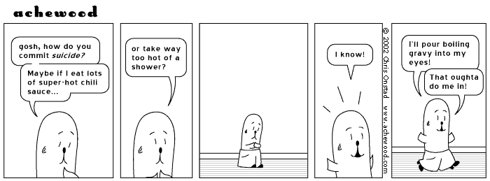 spokesman of the disappointed comic