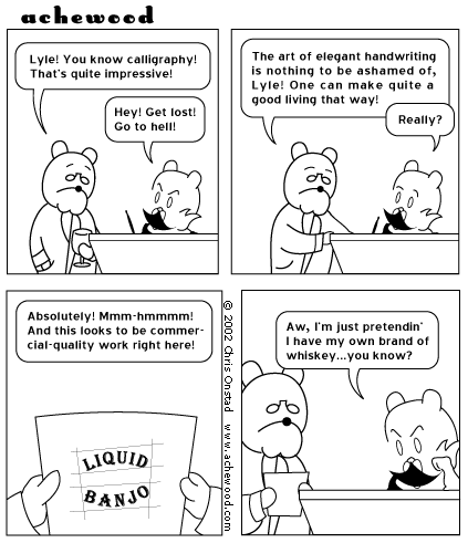 Mr. Bear tries to play chess with Todd but Todd has a cocaine problem - TOMORROW! comic