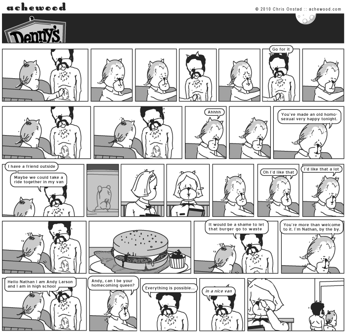 I doubt there is a patron among us who would interrupt those guys, which means this is actually a very safe thing to do. comic
