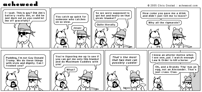 Honestly, Rod Huggins just wanted to be a good host. comic