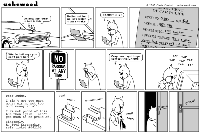 I guess he's going to hand the letter to the judge and stand there? comic