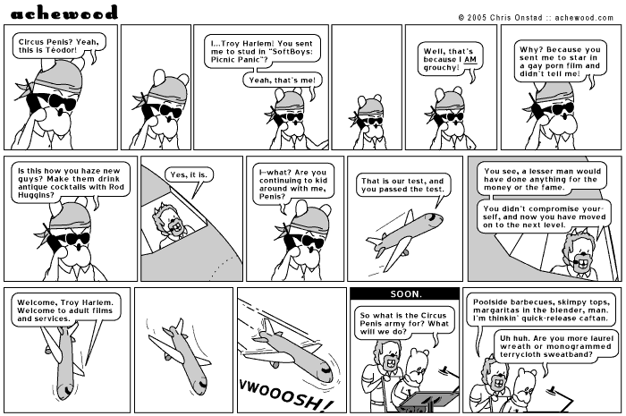 Rod Huggins has a terrible job. comic