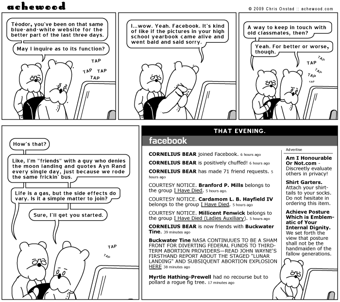 Only Myrtle seems to be Non-Compost Mentis. He always did like her. comic