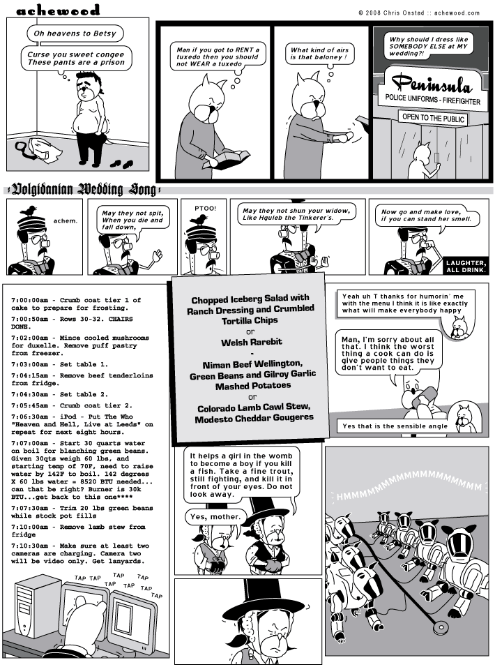 Téodor felt like a cruise ship cook, but he also found a kind of release in that. comic